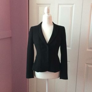 NWT Ann Taylor black 2 snap button jacket.